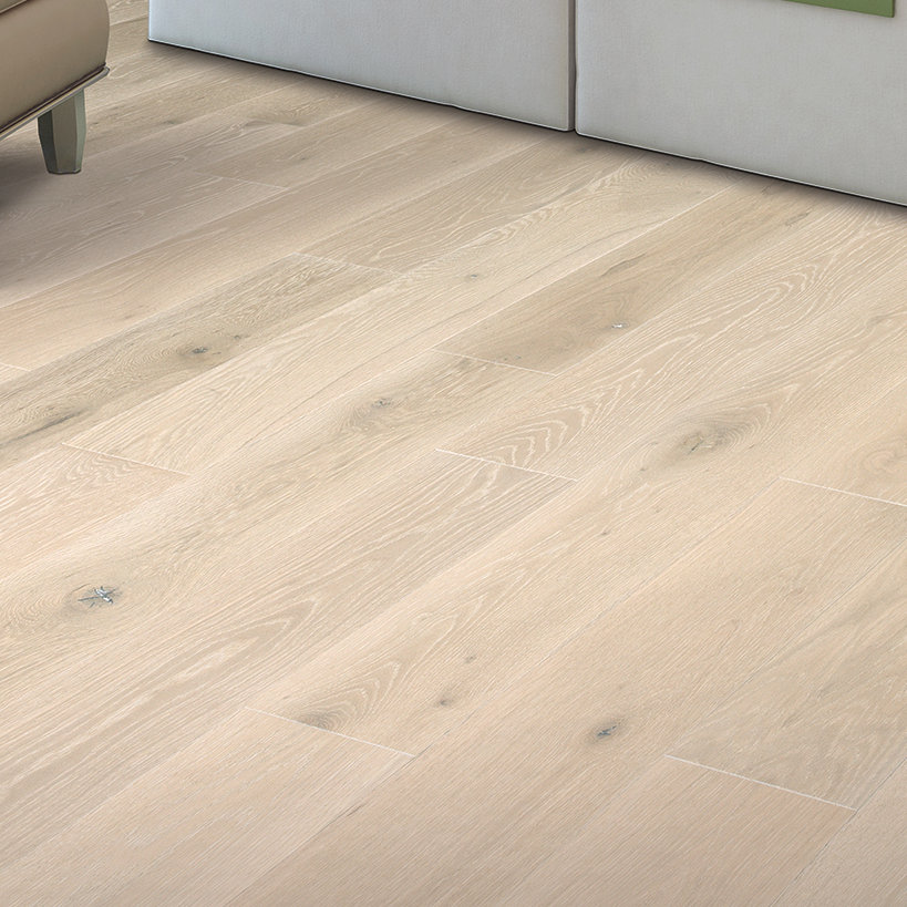 Mohawk Coastal Allure 7" Engineered Oak Hardwood Flooring in White
